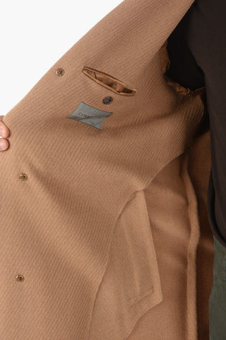 Cappotto in Lana di Cammello con Cintura