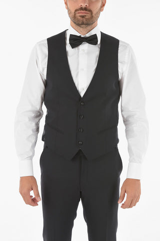 CC COLLECTION Abito 3 Pezzi CERIMONY RESET con Revers Sciallato in Satin