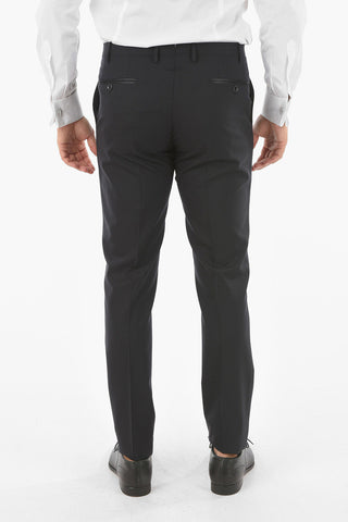 CC COLLECTION Abito 3 Pezzi CERIMONY RESET con Revers Sciallato in Satin