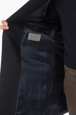 Virgin Wool Three Button Coat
