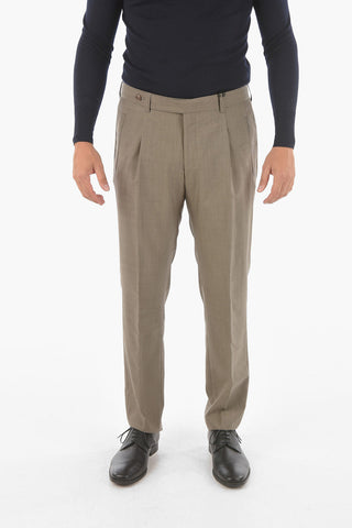 CC COLLECTION Virgin Wool REWARD Pants with Single Pleat