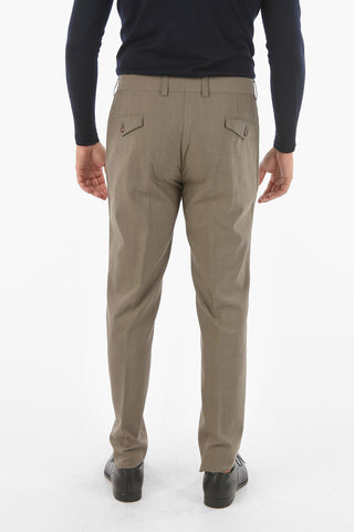 CC COLLECTION Virgin Wool REWARD Pants with Single Pleat
