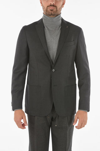 CC COLLECTION Blazer RIGHT in Lana Vergine con Iconica Spilla Coleottero
