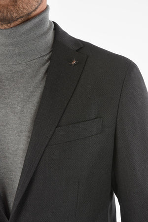 CC COLLECTION Blazer RIGHT in Lana Vergine con Iconica Spilla Coleottero