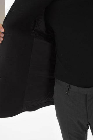 MM14 Double-breasted Virgin Wool Blend Coat