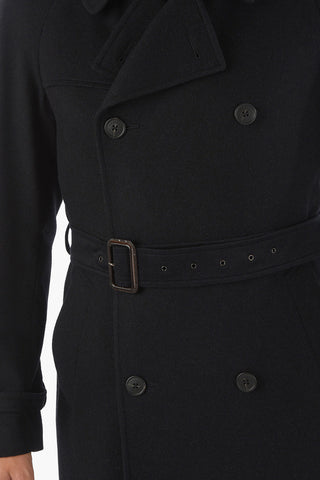 Cashmere Double Breasted Coat with Belt