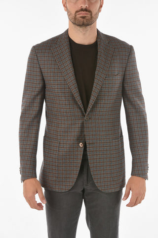 ROAD TO EXCELLENCE Tattersall Check Blazer LEADER SOFT with Classic Lapel
