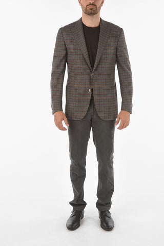 ROAD TO EXCELLENCE Tattersall Check Blazer LEADER SOFT with Classic Lapel