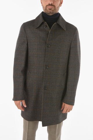 Cashmere Virgin Wool Reversible Trench