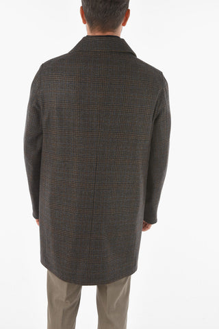 Cashmere Virgin Wool Reversible Trench