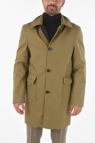 Cashmere Virgin Wool Reversible Trench
