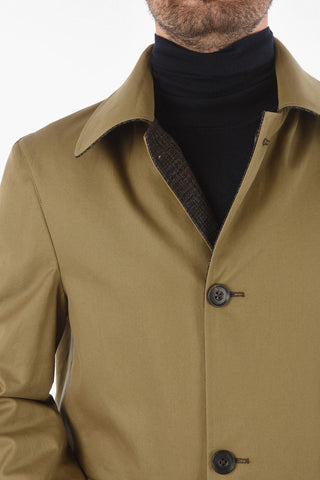 Cashmere Virgin Wool Reversible Trench
