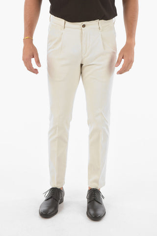 ID Stretch Cotton Pants with 5 Pockets