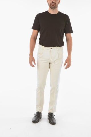 ID Stretch Cotton Pants with 5 Pockets