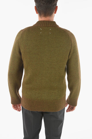 MM10 Maglione in misto Lana e Mohair con Zip