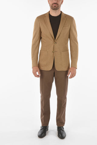 ID Cashmere Silk Bleisure Blazer with Notch Lapel