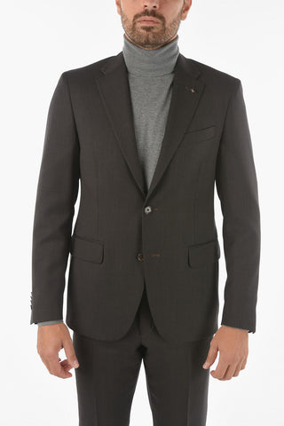 CC COLLECTION Virgin Wool RIGHT Suit with Iconic Beetle Brooch
