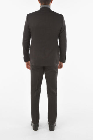 CC COLLECTION Virgin Wool RIGHT Suit with Iconic Beetle Brooch