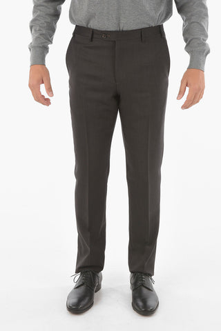 CC COLLECTION Virgin Wool RIGHT Suit with Iconic Beetle Brooch