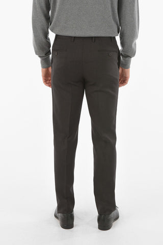 CC COLLECTION Virgin Wool RIGHT Suit with Iconic Beetle Brooch