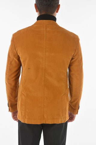 CC COLLECTION Blazer Doppiopetto in Velour con Ravers a Lancia 