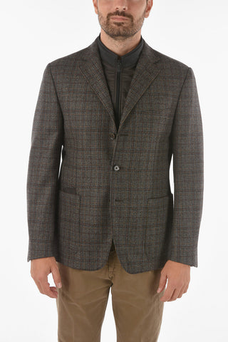 CC COLLECTION Blazer RIGHT in Lana Vergine con Chest Piece Removibile