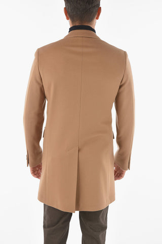 Combed Wool Three Button Coat