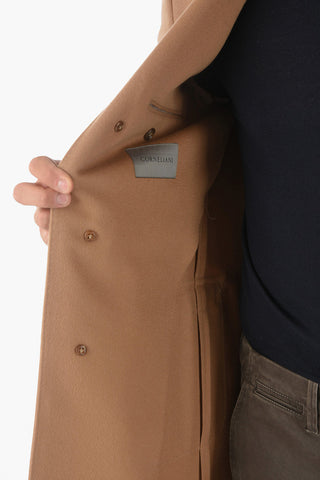 Combed Wool Three Button Coat