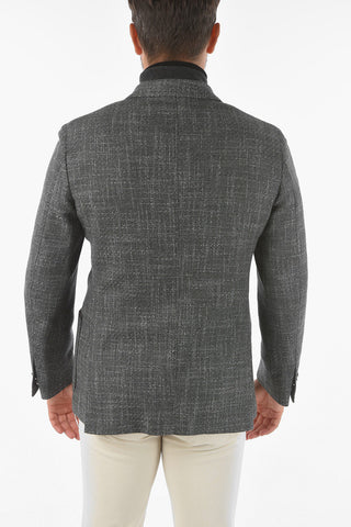 ID Bouclé Blazer with Removable Chest Piece