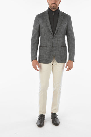 ID Bouclé Blazer with Removable Chest Piece