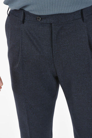 Virgin Wool GATE Suit with Notch Lapel