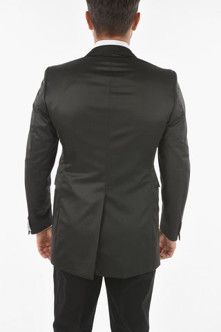 CC COLLECTION Blazer CERIMONY REFINED in Misto Lana Vergine con Revers a Lancia