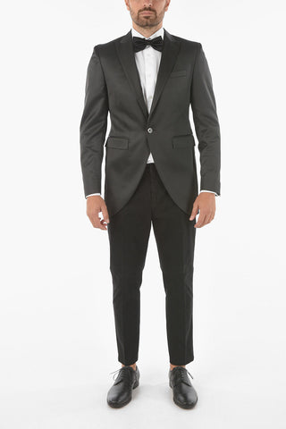 CC COLLECTION Blazer CERIMONY REFINED in Misto Lana Vergine con Revers a Lancia