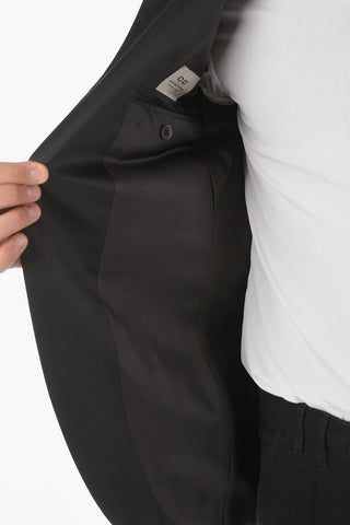 CC COLLECTION Blazer CERIMONY REFINED in Misto Lana Vergine con Revers a Lancia