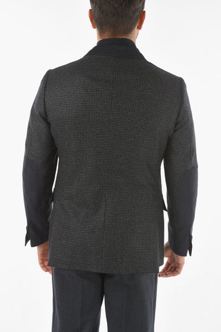 ID Virgin Wool Cashmere IDENTITY Blazer with Removable Chest piece