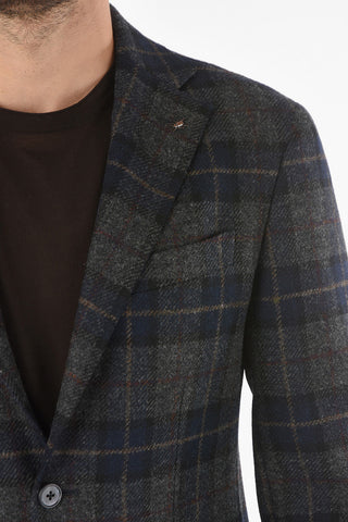 CC COLLECTION Blazer REFINED in Lana Vergine con Iconica Spilla Coleottero