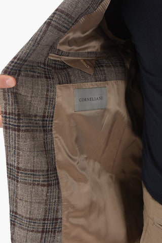 Tattersall Checkered GATE Blazer with Notch Lapel