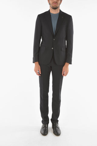 CC COLLECTION Virgin Wool RIGHT Suit with Iconic Beetle Brooch
