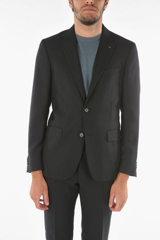 CC COLLECTION Virgin Wool RIGHT Suit with Iconic Beetle Brooch
