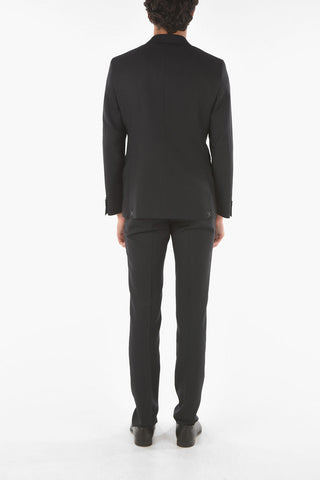 CC COLLECTION Virgin Wool RIGHT Suit with Iconic Beetle Brooch