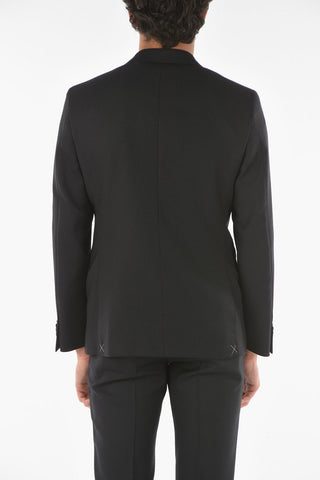 CC COLLECTION Virgin Wool RIGHT Suit with Iconic Beetle Brooch