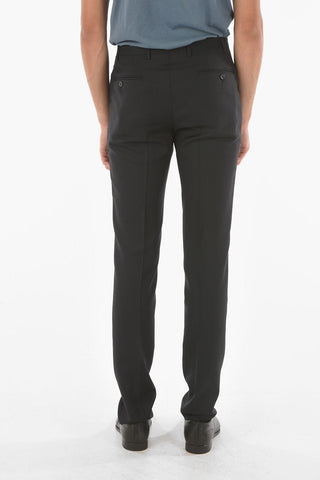 CC COLLECTION Virgin Wool RIGHT Suit with Iconic Beetle Brooch