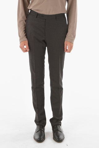 Virgin Wool Blend MANTUA Suit with Notch Lapel