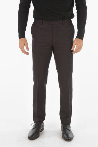CC COLLECTION polka dot side vents notch lapel 2-button suit