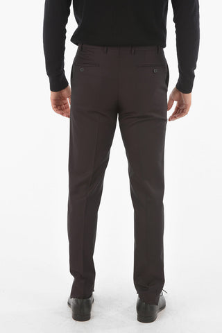 CC COLLECTION polka dot side vents notch lapel 2-button suit