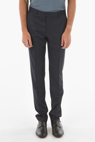 CC COLLECTION Virgin Wool RIGHT Suit with Iconic Brooch