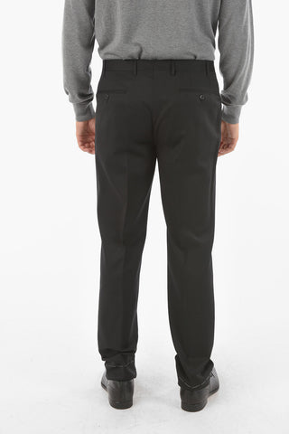 virgin wool side vents notch lapel 2-button suit
