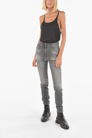 5 Pocket Slim Fit Stone Washed Denims