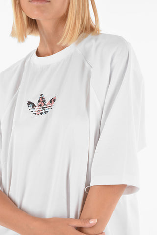 Short-sleeved Drawstring Tee Dress