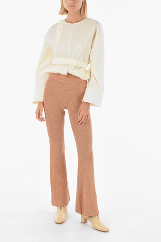 Knitted Ribbed EGON Boot Cut Pants